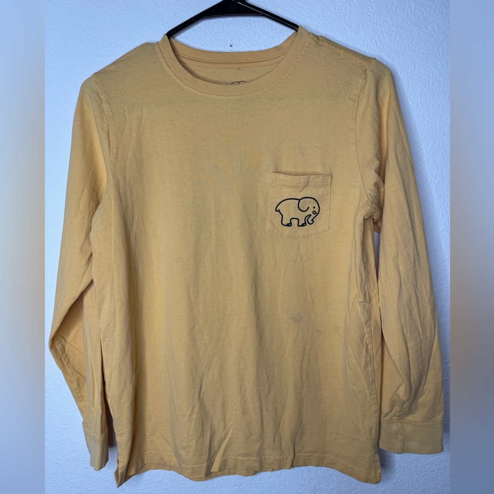 Ivory Ella Mustard Long Sleeve with Elephant Design